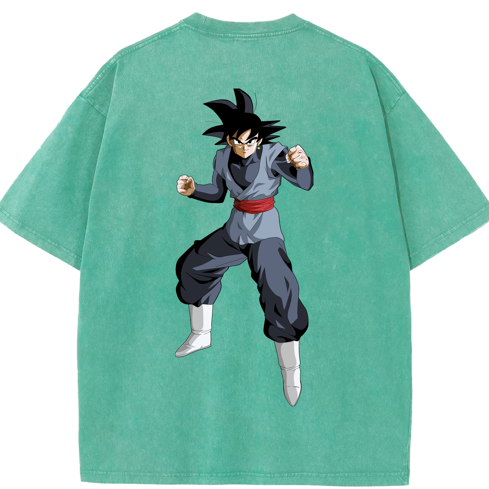 （画像用） ドラゴンボール ベジータ四世（Bejīta Yonsei）DRAGON BALL Vegeta IV 綿100% ヴィンテージ風 半袖Tシャツ（背面プリント）